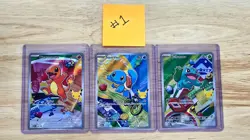 Pokemon First Partner Illustration Collection Series 1 - Kanto (Gen 1) Set NM - Image 5