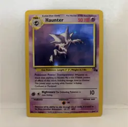 Pokemon TCG Haunter Fossil 6/62 Holo Unlimited LP Condition - Image 1