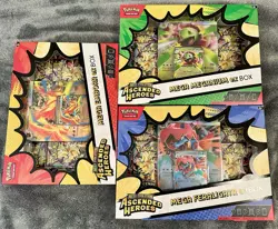 Pokemon TCG Ascended Heroes Emboar Feraligatr Meganium 3 Box Costco Bundle Set - Image 3