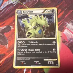 Pokemon Tyranitar Holo Rare Deck Exclusives 26/95 LP (scratches on foil) - Image 1