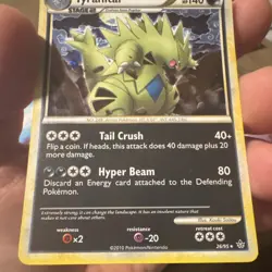 Pokemon Tyranitar Holo Rare Deck Exclusives 26/95 LP (scratches on foil) - Image 3