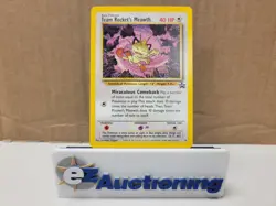 Pokemon - Team Rocket's Meowth Black Star Promo # 18 - Image 1