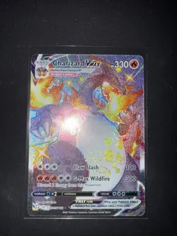 Pokemon TCG Charizard VMAX Shiny Vault Full Art SV107/SV122 Holo 330 HP English - Image 1