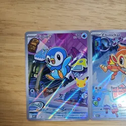 Pokemon TCG First Partner Illustrator Gen 4 - Turtwig, Piplup & Chimchar ✅ - Image 2
