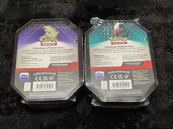 Pokemon Lot of 2 Triple Whammy Tins Tyranitar darkrai Brand New Sealed TCG Pocke - Image 4