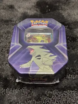 Pokemon Lot of 2 Triple Whammy Tins Tyranitar darkrai Brand New Sealed TCG Pocke - Image 5