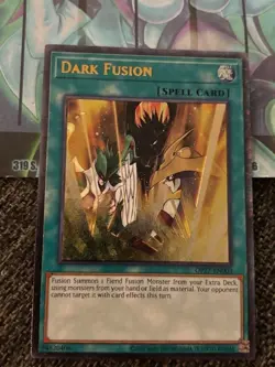 Yugioh 1x Dark Fusion Ultimate Rare OP27-EN003 OTS Tournament Pack 27 NM - Image 2
