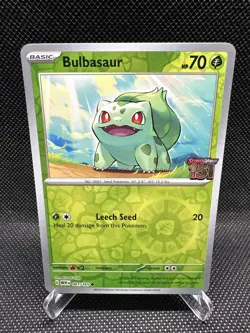 Pokemon Bulbasaur 001/165 Best Buy 151 Stamped Promo - Image 1