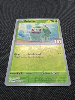 Pokemon Bulbasaur 001/165 Best Buy 151 Stamped Promo - Image 4