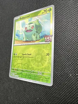 Pokemon Bulbasaur 001/165 Best Buy 151 Stamped Promo - Image 5