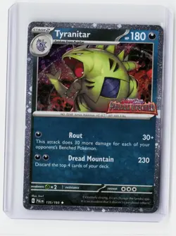 Tyranitar 135/193 Paldea Evolved Stamped Pokemon NM/M - Buy More & Save - Image 1