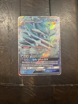 Pokemon TCG SM Promos #SM236 Alolan Sandslash GX DMG - Image 1