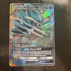 Pokemon TCG SM Promos #SM236 Alolan Sandslash GX DMG - Image 2