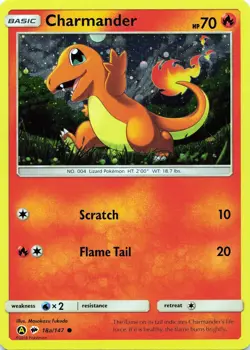 POKEMON Charmander Holo #018a/147 Alternate Art Promos NM - Image 3