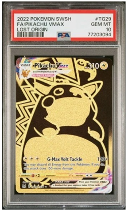 Pokemon SWSH Pikachu Sword & Shield Lost Origin VMAX #TG29 – PSA 10 - Image 1