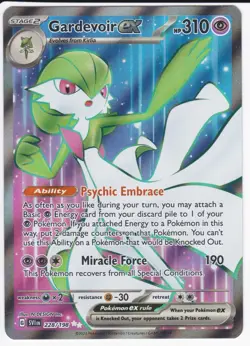 Gardevoir ex 228/198 Ultra Rare Scarlet & Violet Pokemon Holo Lightly Played - Image 1