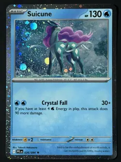 DOUBLE SWIRL 🌀 Suicune (Cosmos Holo) 026/094 Phantasmal Flames NM Pokemon TCG - Image 3