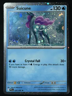DOUBLE SWIRL 🌀 Suicune (Cosmos Holo) 026/094 Phantasmal Flames NM Pokemon TCG - Image 5