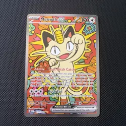 Pokemon Meowth ex Perfect Order 121/088 Special Illustration Rare SIR - Image 1