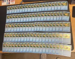 BULK LOT OF 100 Pokemon Mega Evolution Psyduck Cosmos Holo Black Star Promo 007✅ - Image 3