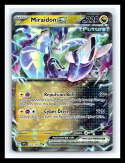 💥 Pokemon TCG Miraidon ex 122/162 SV05: Temporal Forces Holo 2024 - Image 1
