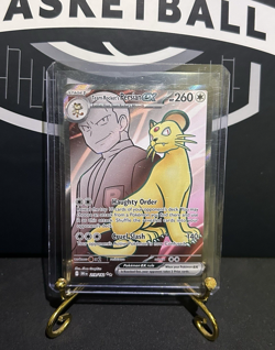 Pokemon TCG Destined Rivals En Team Rocket's Persian Ex Full Art Ultra Rare 219 - Image 1