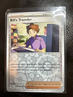 BILL'S TRANSFER 156/165 REVERSE HOLO Scarlet & Violet 151 - Pokemon TCG - Image 1