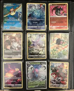 Pokemon TCG Pokemon GO Binder Lot 90 Holo Full Art V/VMAX/Radiant - Image 1
