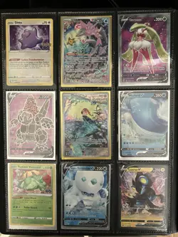 Pokemon TCG Pokemon GO Binder Lot 90 Holo Full Art V/VMAX/Radiant - Image 2