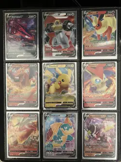 Pokemon TCG Pokemon GO Binder Lot 90 Holo Full Art V/VMAX/Radiant - Image 4