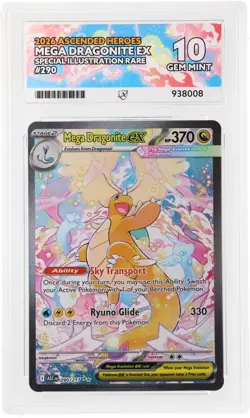 Pokemon Ascended Heroes 290/217 Mega Dragonite EX God Pack 6/10 - Image 1