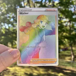 Pokemon TCG Worker (Secret) 209/195 Swsh12: Sword & Shield - Silver Tempest Holo - Image 1