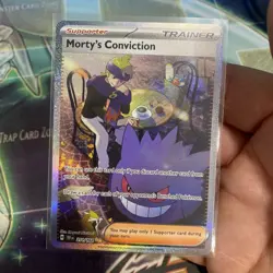 Pokemon TCG Trainer Morty's Conviction SIR 211/162 Temporal Forces Near Mint - Image 1