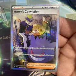 Pokemon TCG Trainer Morty's Conviction SIR 211/162 Temporal Forces Near Mint - Image 2