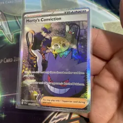 Pokemon TCG Trainer Morty's Conviction SIR 211/162 Temporal Forces Near Mint - Image 3