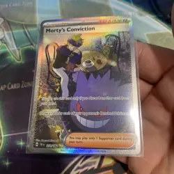 Pokemon TCG Trainer Morty's Conviction SIR 211/162 Temporal Forces Near Mint - Image 4