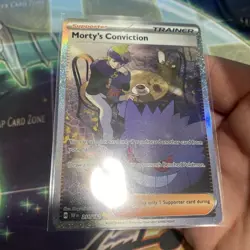 Pokemon TCG Trainer Morty's Conviction SIR 211/162 Temporal Forces Near Mint - Image 5