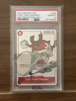 Tony Tony Chopper 2023 Gift Collection One Piece Promo Foil PSA 10 - Image 1