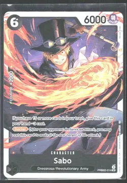 Sabo Premium Booster -The Best- Vol. 2 #PRB02-014 Super Rare! - Image 1