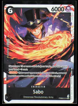 Premium Booster -The Best- Vol. 2 #PRB02-014 Sabo - Image 1