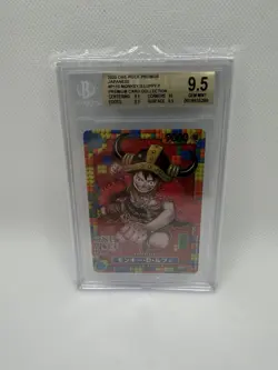 2025 ONE PIECE JAPANESE PROMOS #P110 MONKEY D. LUFFY P BGS 9.5 - Image 1