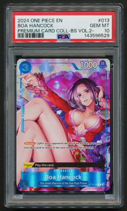 Boa Hancock ST03-013 Alt Art One Piece TCG Promo Vol. 2 Best English PSA 10 GEM - Image 1