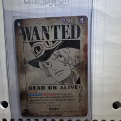 Bandai One Piece SP WANTED SABO OP-13 CARRYING ON HIS WILL - Image 1