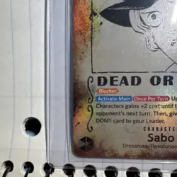 Bandai One Piece SP WANTED SABO OP-13 CARRYING ON HIS WILL - Image 5