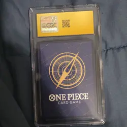 CGC 10 One Piece CCG Franky Uncommon Foil OP01-021 Alternate Art Parallel - Image 2