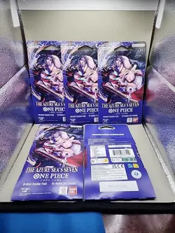 One Piece OP14 THE AZURE SEA’S SEVEN Packs Sealed- Lot of (5) - Image 2