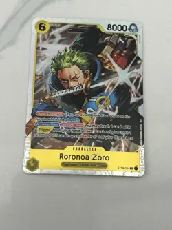Bandai One Piece CCG Roronoa Zoro ST29-014 Starter Deck 29 Character 8000 Power - Image 1