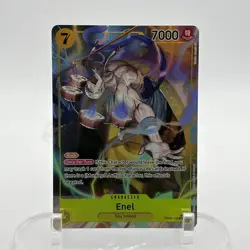 One Piece Enel OP05-100 SR Alt Art Foil - Awakening of the New Era NM ENGLISH - Image 1