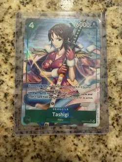 Bandai One Piece TCG Tashigi EB03-018 Rare Alt Art Foil 6000 Power ENG - Image 1