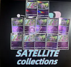 2025 pokemon S-chinese gem pack2 cbb2c Espeon 12 card set Holo NM - Image 1